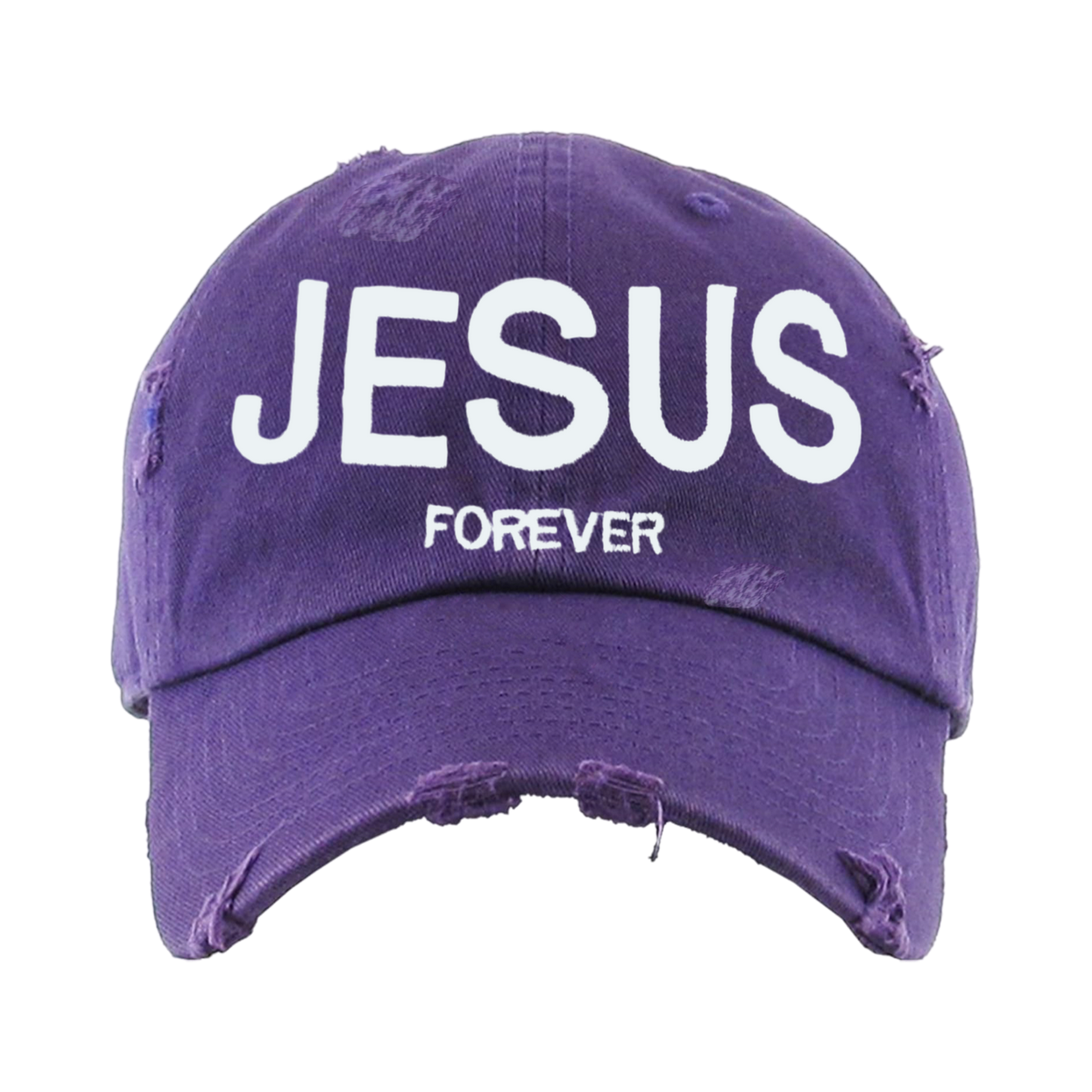 Distressed “Jesus Forever” Hat