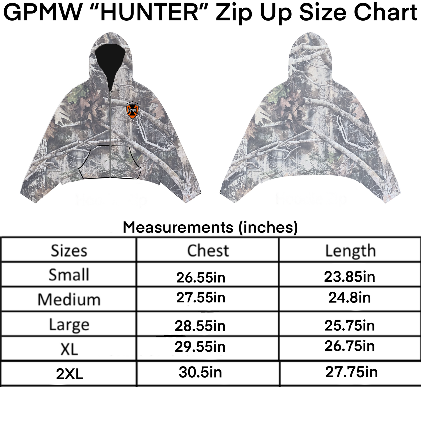 Hunter Hoodie (Black Camo)