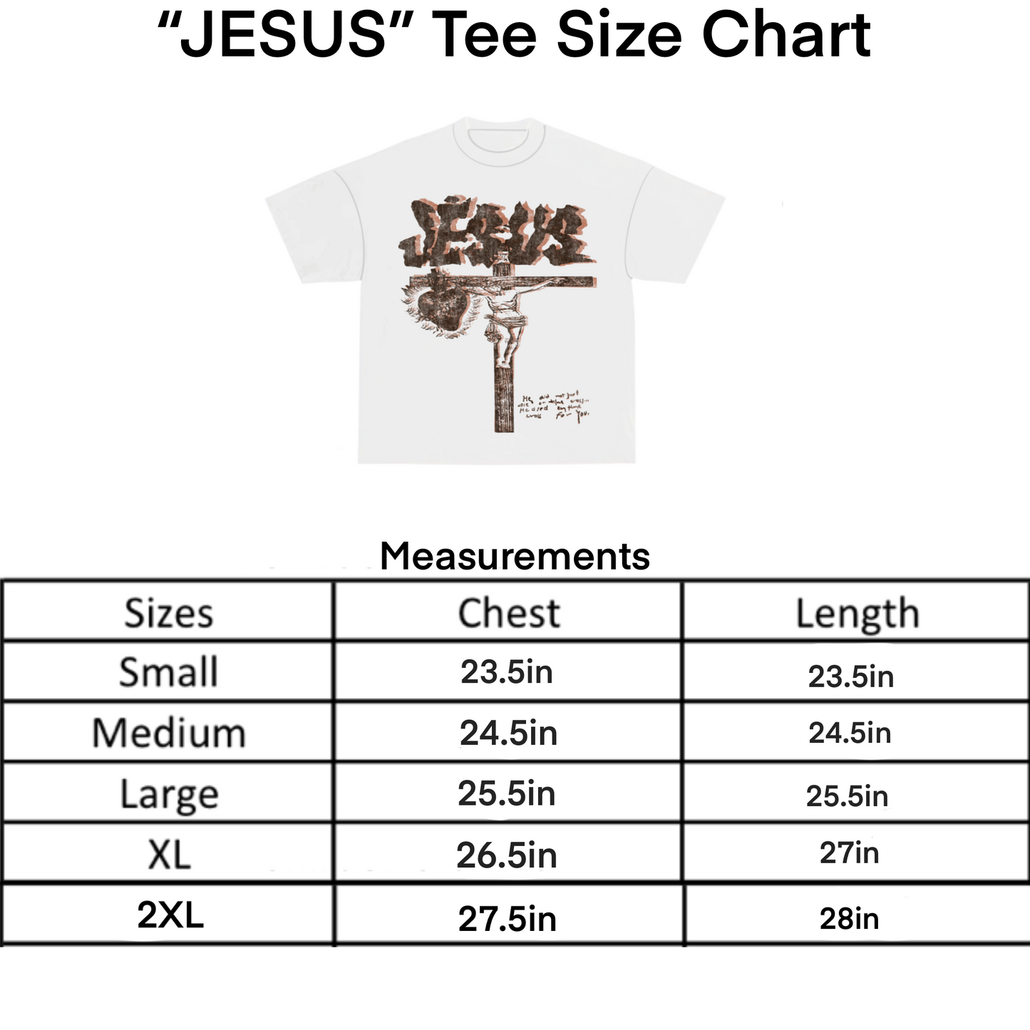 “JESUS” Tee