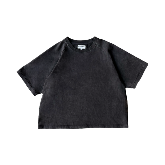 Washed Raglan T-Shirt - Onyx