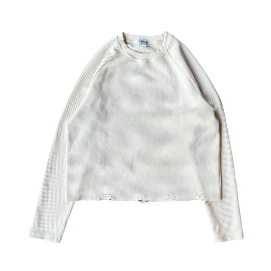 Waffle Knit Thermal - Ivory